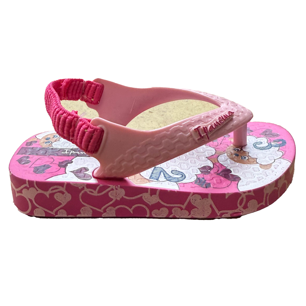 Ipanema Girls Pink Sheep Flip Flops size: 5 Toddler